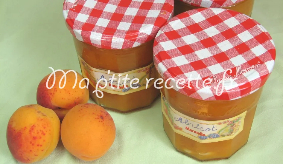 confiture d'abricots à la vanille