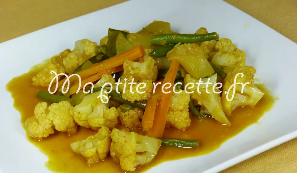 légumes au curry