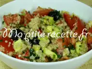 Photo recette salade repas au riz