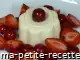 Photo recette blanc-manger aux fraises et aux cerises