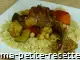 Photo recette couscous marocain et sa confiture d'oignons