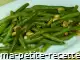 Photo recette haricots verts aux cacahuètes