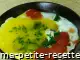 Photo recette oeufs sur le plat au jambon et aux tomates