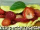 Photo recette omelette flambée aux fraises