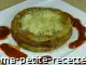 Photo recette pain de pois et jambon au coulis de tomate