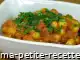 Photo recette pois chiches au curry