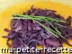 Photo recette salade chaude de chou rouge