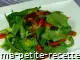 Photo recette salade de poivrons et de cresson sauce au curry