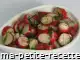 Photo recette salade de radis roses