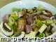 Photo recette salade repas aux champignons
