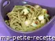 Photo recette spaghettis froids au basilic