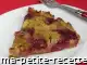 Photo recette tarte rhubarbe-framboises