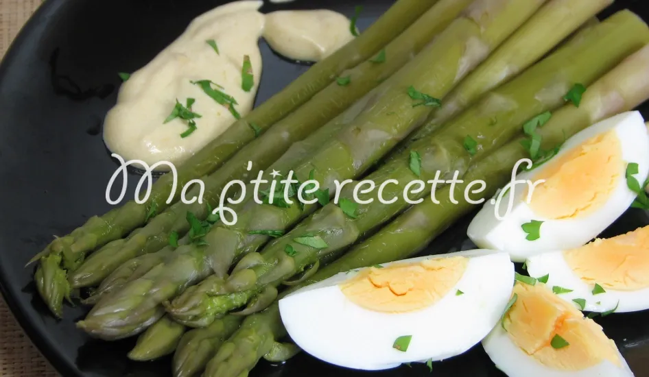 asperges sauce moutarde