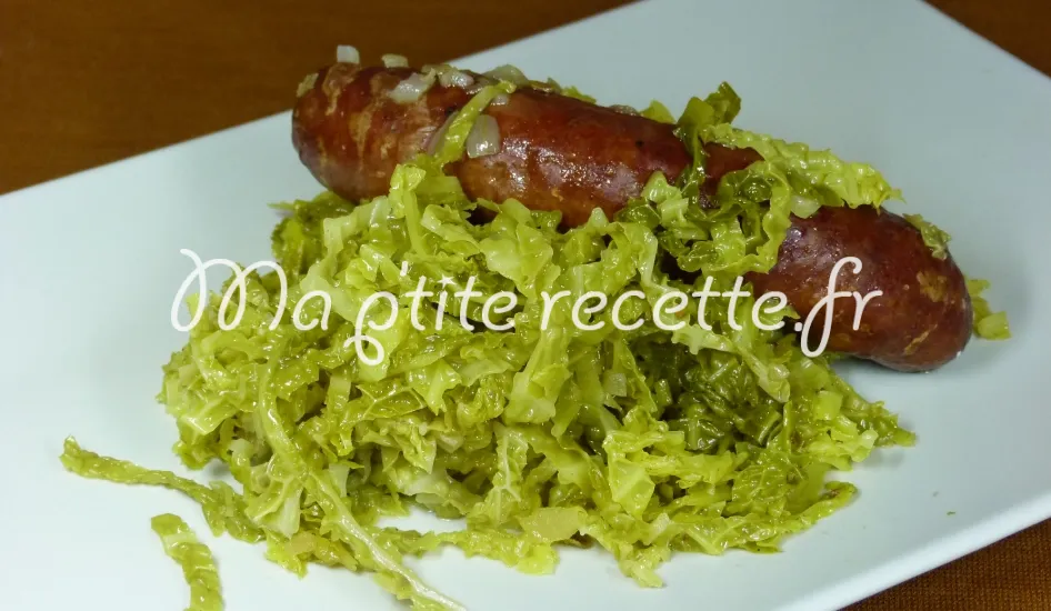 Chou Vert Aux Saucisses Recette Plat Chou