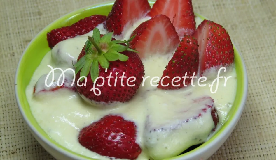 crème aux fraises 1