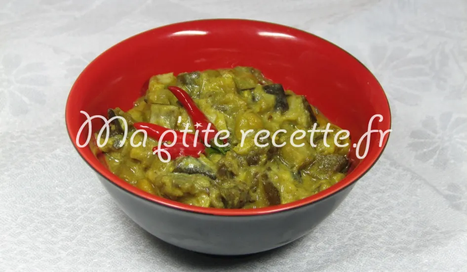 curry d'aubergine