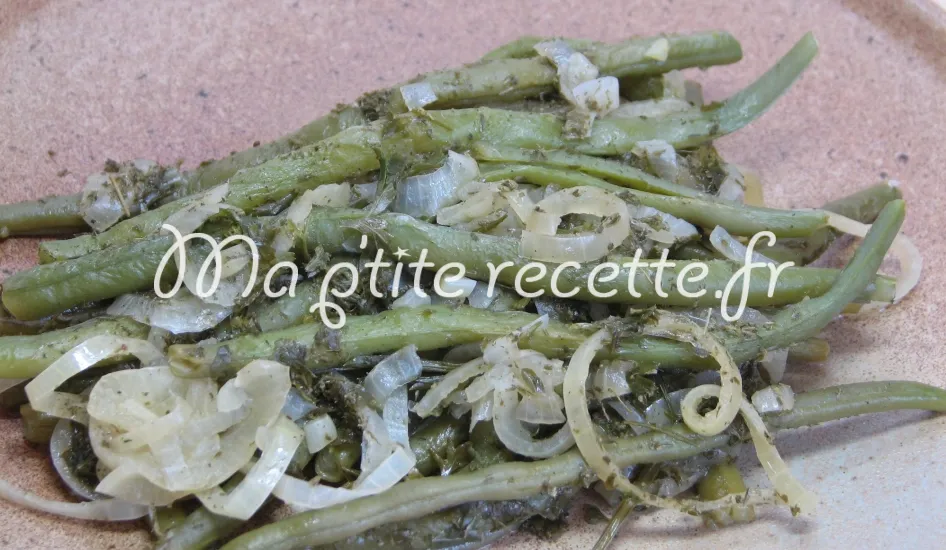 haricots verts au persil