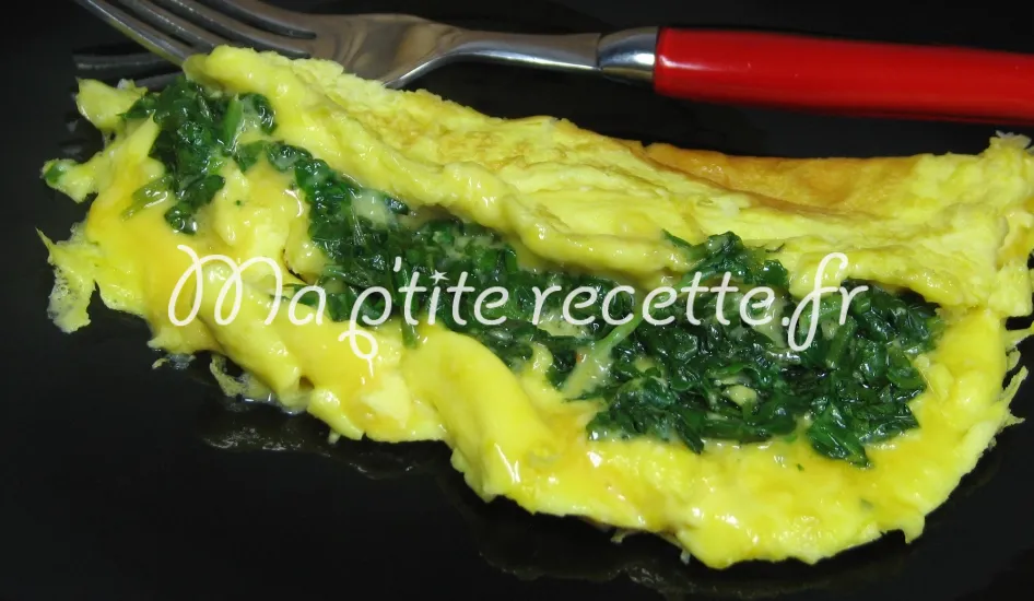 omelette au cresson