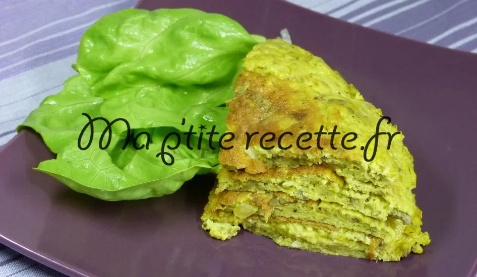 omelette aux aubergines