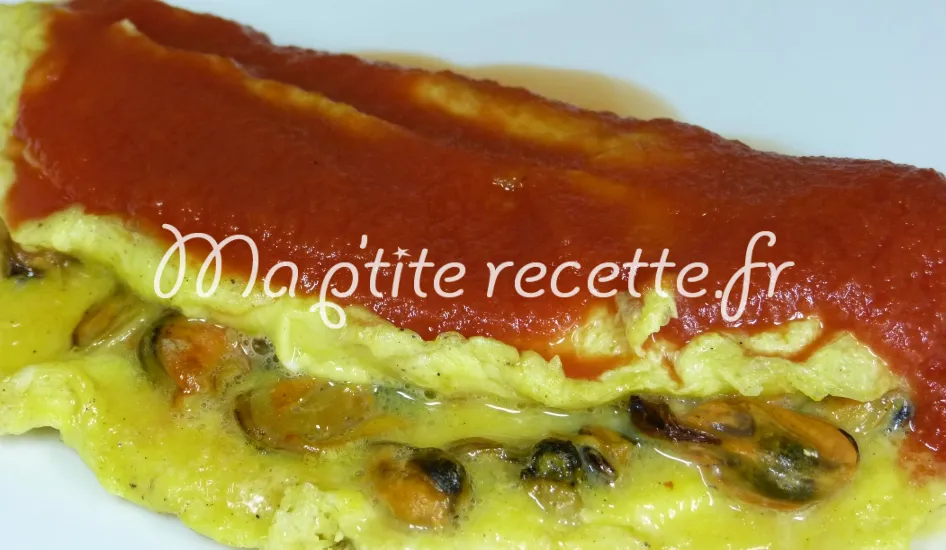 omelette farcie aux moules