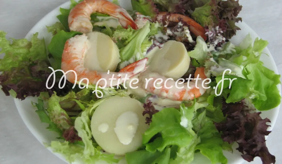 salade aux crevettes