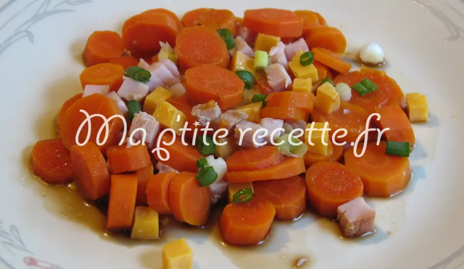 salade de carottes au jambon