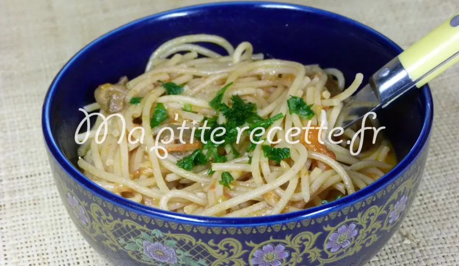 spaghettis aux anchois