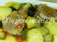 Photo recette agneau aux légumes confits
