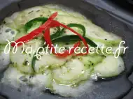 Photo recette concombre aux algues