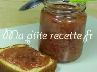 Photo recette confiture de melon aux framboises