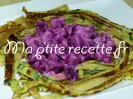 Photo recette crêpes aux betteraves