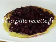Photo recette crêpes aux myrtilles