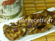 Photo recette crêpes aux pommes à la farine de glands