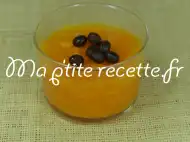 Photo recette flan de mandarine à l'agar agar