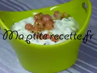 Photo recette fromage blanc aux groseilles