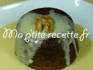 Photo recette gâteau aux noix à la crème vanillée