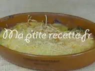 Photo recette gratin de navets aux épinards