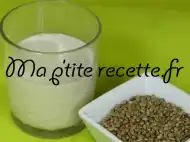 Photo recette lait de chanvre