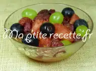 Photo recette melon d'eau aux fruits