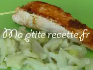 Photo recette pavé de saumon et fenouil braisé