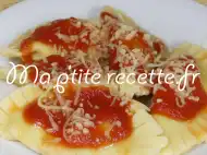 Photo recette raviolis aux épinards et au boeuf