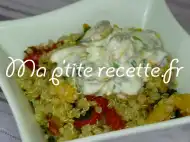 Photo recette salade de riz aux coques