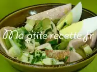 Photo recette salade du vigneron