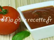 Photo recette sauce pour brochettes (coulis de tomates)