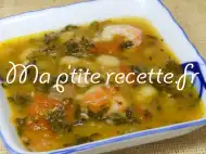 Photo recette soupe aux épinards et aux haricots blancs