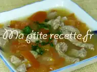 Photo recette soupe de boeuf aux tomates