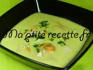 Photo recette soupe de pois cassés au jambon