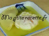 Photo recette soupe de raviolis