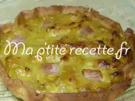 Photo recette tarte aux oignons et au jambon