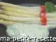 Photo recette asperges froides avec sauce